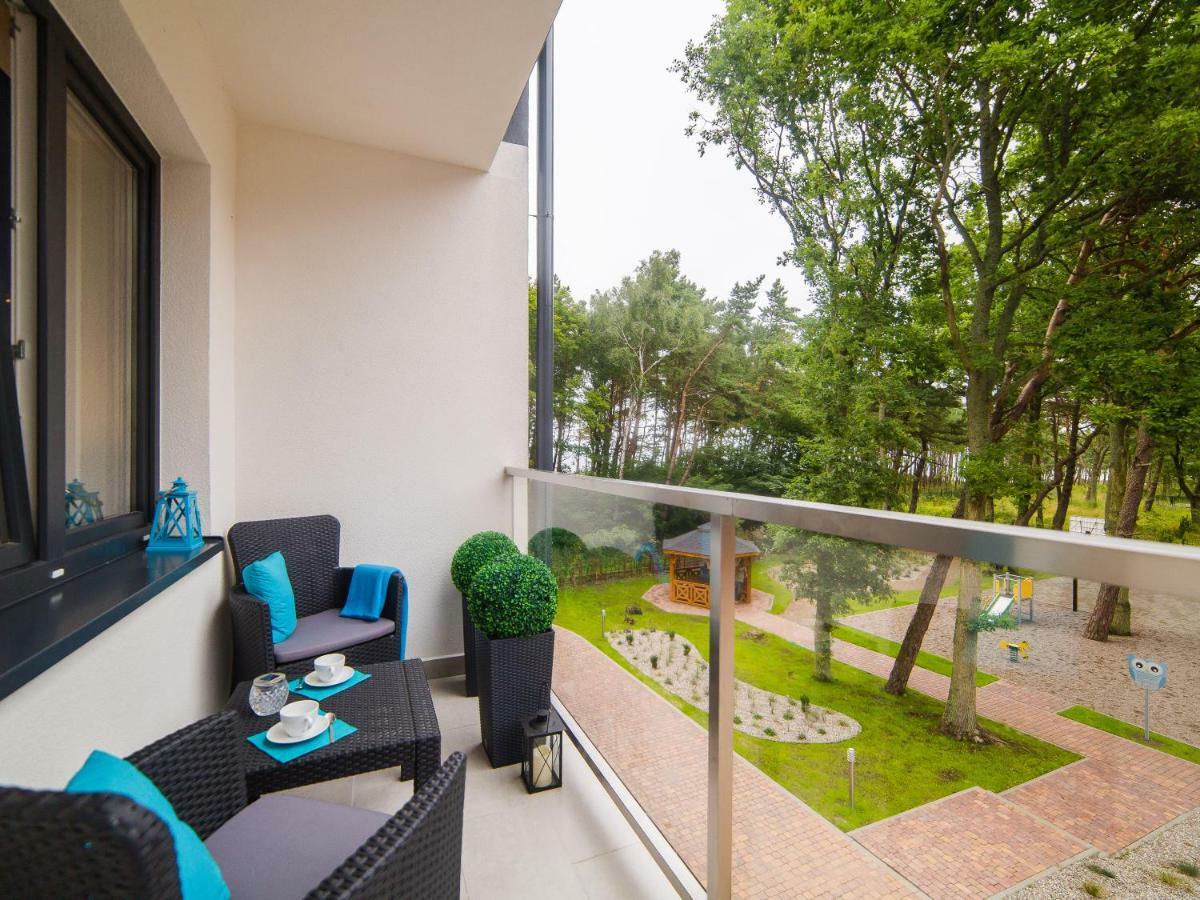 Apartament Turkusowy Apartman Ustronie Morskie Kültér fotó