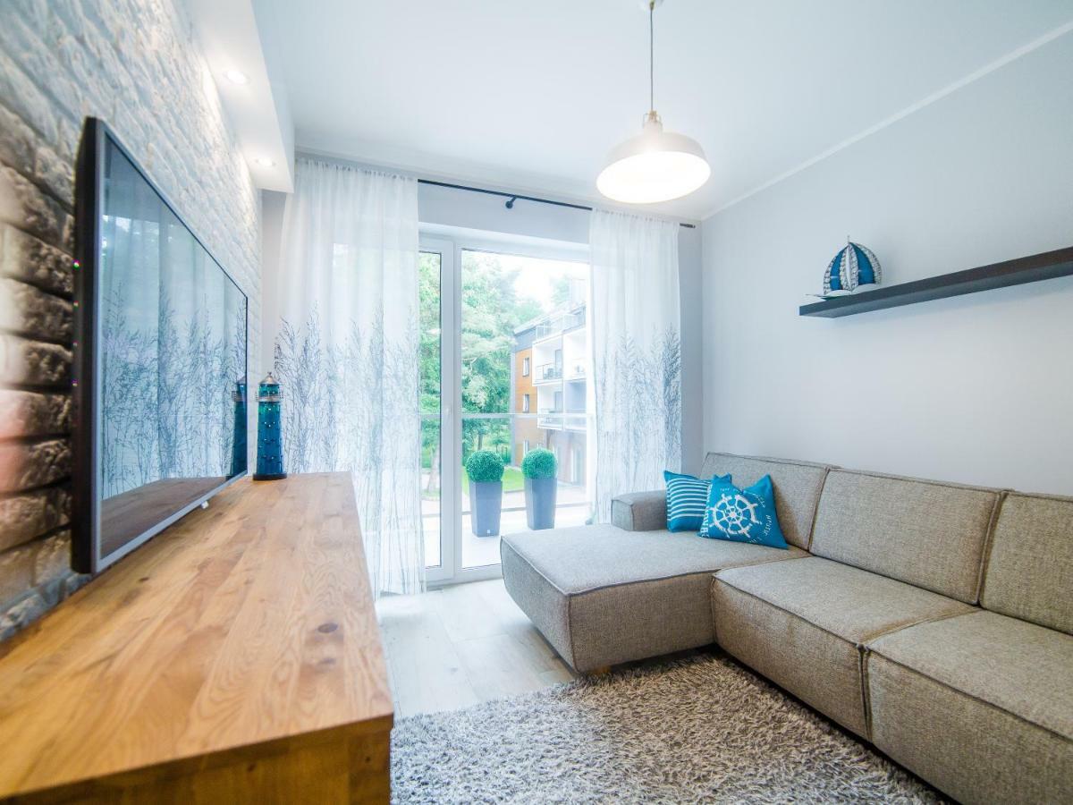 Apartament Turkusowy Apartman Ustronie Morskie Kültér fotó