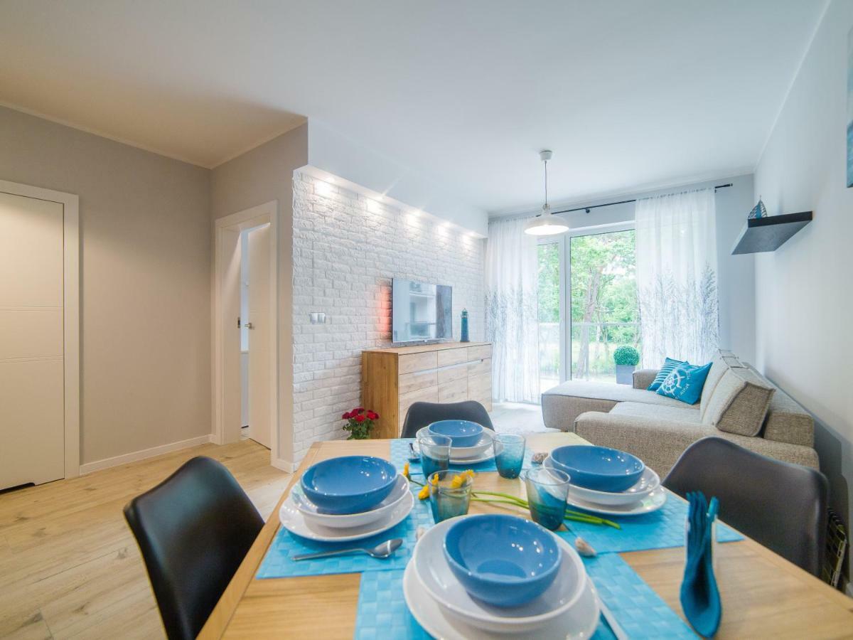 Apartament Turkusowy Apartman Ustronie Morskie Kültér fotó