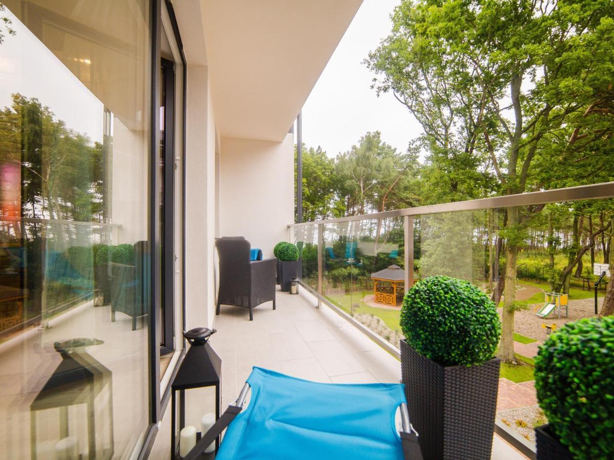 Apartament Turkusowy Apartman Ustronie Morskie Kültér fotó
